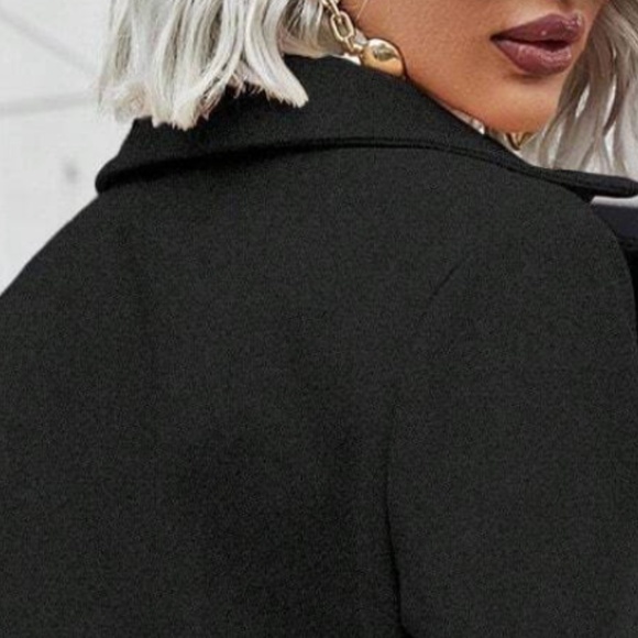 Classic Button Minimalist Jacket Coat - Picture 9 of 11